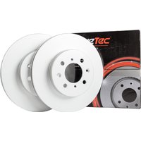 DRIVETEC Honda Jazz Front Vented Brake Disc Pair - 262mm Diameter | DM2759C | GSF Car Parts