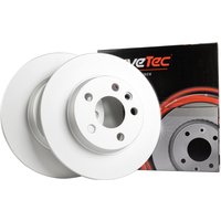 DRIVETEC Volkswagen Transporter T4 Rear Solid Brake Disc Pair - 280mm Diameter | DM3416C | GSF Car Parts