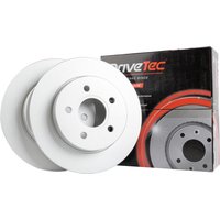 DRIVETEC Mazda 3 Rear Solid Brake Disc Pair - 265mm Diameter | DM3896C | GSF Car Parts