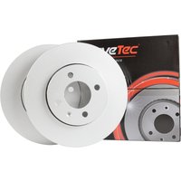DRIVETEC Volkswagen Up Front Vented Brake Disc Pair Coated - 256mm Diameter | DM4647C | GSF Car Parts