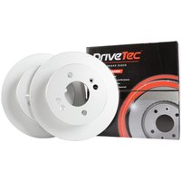 DRIVETEC Hyundai I10 Rear Solid Brake Disc Pair Coated - 234mm Diameter | DM4917C | GSF Car Parts