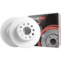 Rear Solid Brake Disc Pair - 272mm Diameter DRIVETEC Fits: VOLKSWAGEN T-ROC