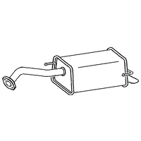A2A Nissan Note Rear Box/silencer | GSF Car Parts