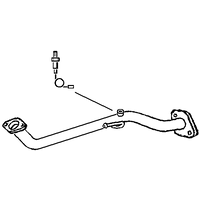 Exhaust Pipe A2a Fits: NISSAN ALMERA