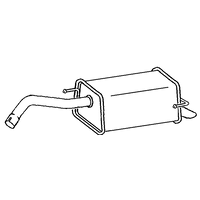 A2A Nissan Micra C C Rear Box/silencer | GSF Car Parts