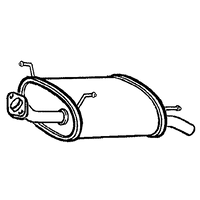 A2A Nissan Juke Rear Box/silencer | GSF Car Parts