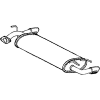 Rear Box/silencer A2a Fits: NISSAN MURANO