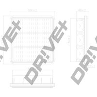 DRIVEPLUS Kia Ceed Air Filter | A10.0162 | GSF Car Parts