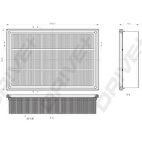 DRIVEPLUS Land Rover Freelander Air Filter | A10.0528 | GSF Car Parts