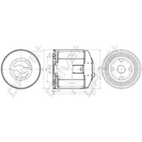 DRIVEPLUS Volvo 740 Oil Filter - Screw On | L11.0016 | GSF Car Parts