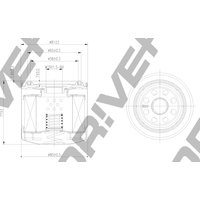 DRIVEPLUS Hyundai Ix35 Oil Filter - Screw On | L11.0049 | GSF Car Parts