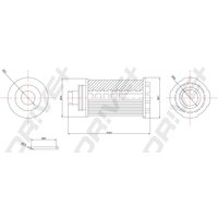 DRIVEPLUS Vauxhall And Opel Cascada Oil Filter - Insert | L11.0229 | GSF Car Parts