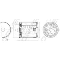 DRIVEPLUS Land Rover Discovery Oil Filter - Screw On | L11.0292 | GSF Car Parts