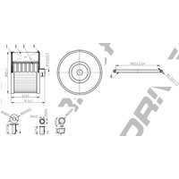 DRIVEPLUS Citroen Dispatch Fuel Filter - Insert | F13.0053 | GSF Car Parts