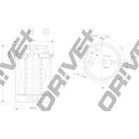 DRIVEPLUS Audi A1 Fuel Filter - In-Line | F13.0065 | GSF Car Parts
