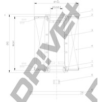 DRIVEPLUS Saab 9-3 Fuel Filter - Insert | F13.0093 | GSF Car Parts