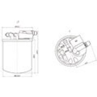 DRIVEPLUS Infiniti Q30 Fuel Filter - In-Line | F13.0311 | GSF Car Parts