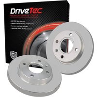 DRIVETEC Chevrolet Spark Front Solid Brake Disc Pair - 236mm Diameter | DM3551C | GSF Car Parts