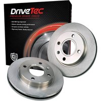 DRIVETEC Daewoo Espero Front Vented Brake Disc Pair - 256mm Diameter | DM2443 | GSF Car Parts