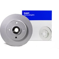 Delphi Vauxhall And Opel Crossland/crossland X Rear Solid Brake Disc Single Coated With Bearing - 244mm Diameter | BG9410RSC | GSF Car Parts