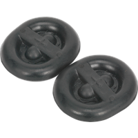 SEALEY Exhaust Mounting Rubbers - L62 X D54 X H13.5 (Pack Of 2) | EX03 | GSF Car Parts