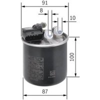 Bosch Fuel Filter - In-Line | F026402839 | GSF Car Parts