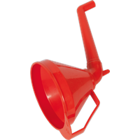 SEALEY Funnel With Fixed Offset Spout & Filter Medium Ø160mm | F16 | GSF Car Parts