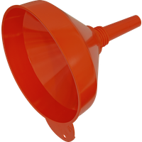 SEALEY Funnel Medium Ø200mm Fixed Spout With Filter | F2 | GSF Car Parts