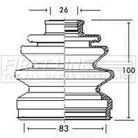 Cv Boot Kit FIRSTLINE Fits: MAZDA MPV