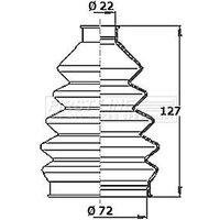 Cv Joint Boot Kit FIRSTLINE Fits: OPEL CORSA