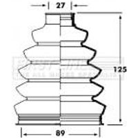 Cv Boot Kit FIRSTLINE Fits: VAUXHALL VIVARO