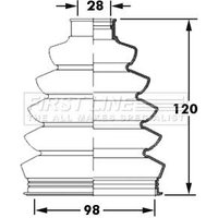 Cv Boot Kit FIRSTLINE Fits: AUDI Q5