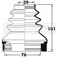 Cv Boot Kit FIRSTLINE Fits: CITROEN C4 PICASSO