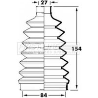 Bellow Kit Driveshaft FIRSTLINE Fits: PROTON SATRIA