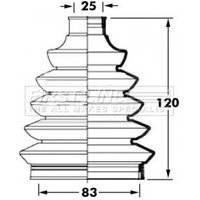 Cv Boot Kit FIRSTLINE Fits: VW GOLF Mk III Estate (1H5)