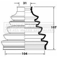 Cv Boot Kit FIRSTLINE Fits: LAND ROVER RANGE ROVER