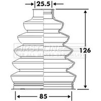 Cv Boot Kit FIRSTLINE Fits: KIA SORENTO