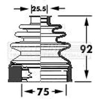 Cv Boot Kit FIRSTLINE Fits: VW GOLF VII Estate (BA5, BV5)