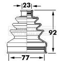Cv Boot Kit FIRSTLINE Fits: HONDA ACCORD