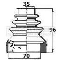 Cv Boot Kit FIRSTLINE Fits: PEUGEOT 308 SW II (LC_, LJ_, LR_, LX_, L4_)