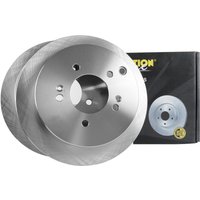 Rear Solid Brake Disc Pair Non-coated (oiled) R90 - 284mm Diameter FRICTION1 Fits: Hyundai ix35 2.0 4WD