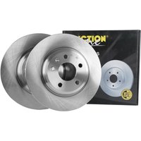 Rear Solid Brake Disc Pair Non-coated (oiled) R90 - 300mm Diameter FRICTION1 Fits: Audi A4 2.0 TFSI quattro