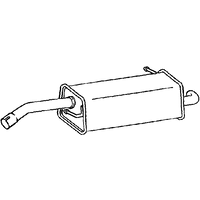 A2A Ford B-Max Rear Box/silencer | GSF Car Parts