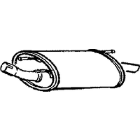 A2A Ford Courier Rear Box/silencer | GSF Car Parts