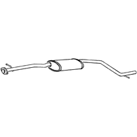 Middle Box/silencer A2a Fits: FORD MONDEO