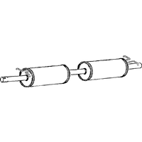Middle Box/silencer A2a Fits: FORD TRANSIT