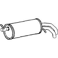 A2A Seat Alhambra Rear Box/silencer | GSF Car Parts