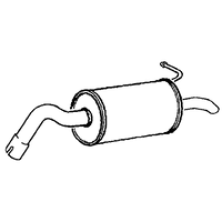 A2A Ford Transit Connect Rear Box/silencer | GSF Car Parts