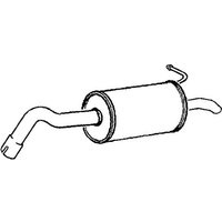 Rear Pipe/silencer A2a Fits: FORD TRANSIT CONNECT