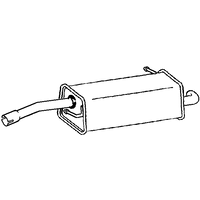 A2A Mazda 2 Rear Box/silencer | GSF Car Parts